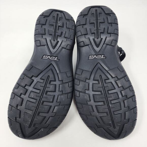 Teva Sandals Men 9 Meacham Black Sport Shoes 3 Adjustable Straps 1110392 - Picture 8 of 10